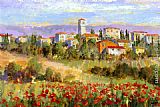 Michael Longo Tuscan Spring I painting